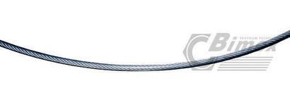Lina Stalowa Ocynkowana 4-6mm, Splot 6x7, PCV - Wytrzymałość 950kg, 1m