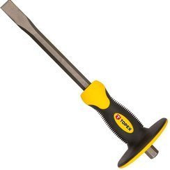 Przecinak z ochraniaczem płaski ze stali CrV o rozmiarze 300 x 16 x 19 mm Topex 03A170