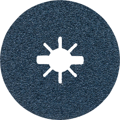 Tarcza krążek fibrowy szlifierski do metalu Bosch z systemem X-LOCK o średnicy 125 x 22,23 i ziarnistości G60 R574