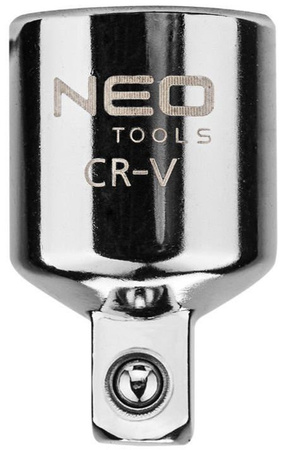 Redukcja ze stali CrV 1/2" M x 3/4" F o długości 50 mm Neo 08-565