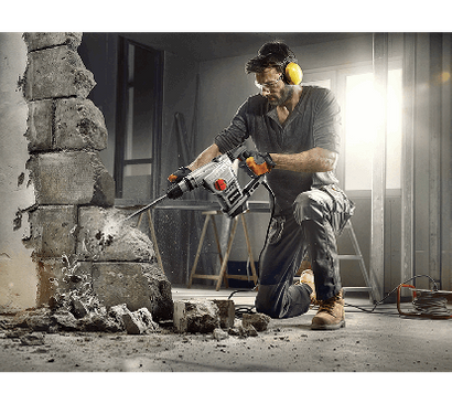 Młot udarowy z uchwytem SDS MAX o mocy 1250W z walizką Graphite 58G874