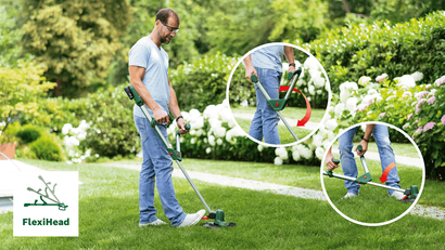 Podkaszarka akumulatorowa do trawy Bosch Universal GrassCut 18V-260 + akumulator 18V 2.0Ah + ładowarka