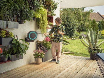 Bęben naścienny zwijacz Gardena RollUp S wąż 15 m