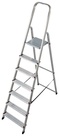 Drabina wielofunkcyjna aluminiowa + podest Krause Corda 1x7