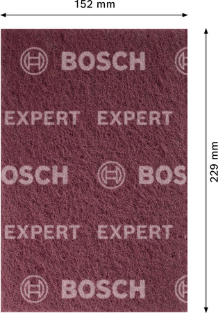 Bosch włóknina N880 EXPERT do szlifowania ręcznego 152 x 229 mm, bardzo cienka