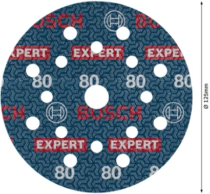 Krążek ścierny do szlifierek mimośrodowych EXPERT O780 Foil 125 mm G80 Bosch 2608902417