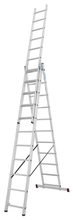 Drabina aluminiowa wielofunkcyjna 3x11 KRAUSE RP CORDA 3-elementowa 150 kg