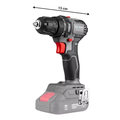 Wiertarko-wkrętarka bezszczotkowa 18V uchwyt 10mm Energy+ Graphite 58GE139