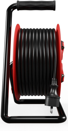 Przedłużacz elektryczny bębnowy warsztatowy o długości 25 m KEL PB-PRO/S/25M/3X2,5/H05RR-F