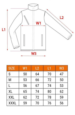 Bluza polarowa robocza wzmacniana z Cordury Premium Neo 81-506 rozmiar L