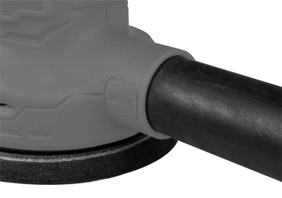 Szlifierka mimośrodowa sieciowa 450 W Graphite 125/150 mm + wymienna stopa + walizka