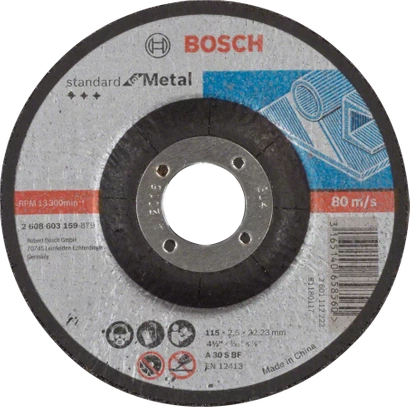Tarcza tnąca do metalu STANDARD FOR METAL Bosch 115x22,23 mm A 30 S BF