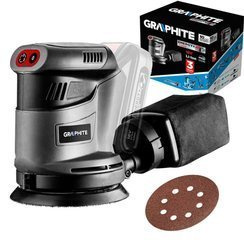 Szlifierka mimośrodowa akumulatorowa 18V ENERGY+ Graphite 125 mm 58G014