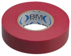 Taśma elektroizolacyjna PCV czerwona, 0,15 x 19 mm 25 m