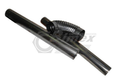 Rura piecowa do odprowadzania spalin z przewodów kominowych o średnicy 110 mm i długości 1 m