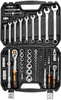 Zestaw kluczy nasadowych 1/2", 1/4" 82 elementów Neo 10-059