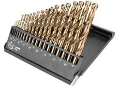 Zestaw wierteł do metalu HSS-Co 1.0-10.0 mm 19 sztuk Graphite 57H089