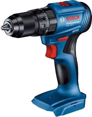 Wiertarko-wkrętarka udarowa akumulatorowa z silnikiem bezszczotkowym Bosch Professional GSB 185-LI + akumulator 2 x 2,0Ah + walizka