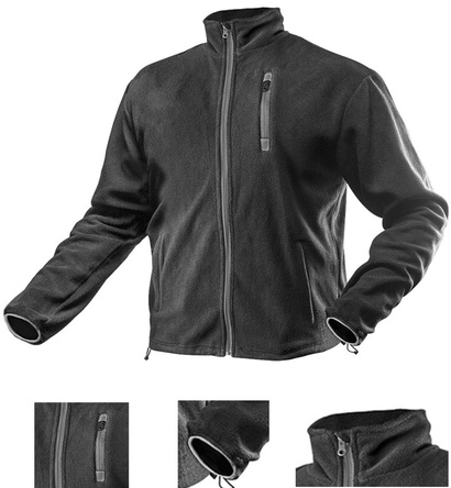 Bluza polarowa robocza grafitowa Neo 81-503 rozmiar XXL
