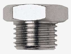 Korek / zaślepka metalowa z Gwintem zewnętrznym 1/8"