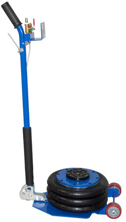 Podnośnik pneumatyczny bałwanek z ruchomym gryfem do udźwigu 3,5T Kupczyk