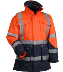 Kurtka długa przeciwdeszczowa z kapturem BETA rozmiar M