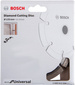 Tarcza diamentowa uniwersalna do betonu, cegły, kamienia ECO FOR UNIVERSAL Bosch 125 mm