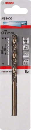 Bosch Wiertło do metalu HSS-Co Standard 7x69/109