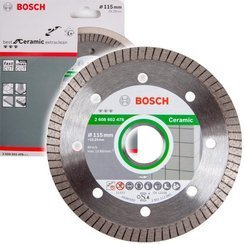 Bosch tarcza diamentowa do ceramiki, płytek 115mm Best for Ceramic Extra-Clean Turbo