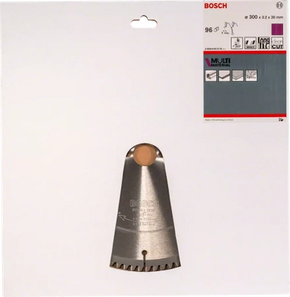Tarcza pilarska do drewna i metalu MULTI MATERIAL Bosch 300x30 mm 96 zębów