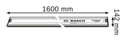 Szyna prowadząca do zgłębiarki o długości 1600 mm Bosch FSN 1600