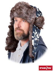 Czapka ocieplana szara CZOPIXEL Raw-Pol