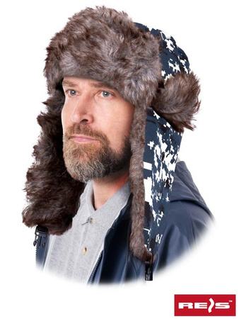 Czapka ocieplana szara CZOPIXEL Raw-Pol