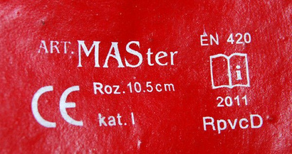 Rękawice pcv krótki ściągacz