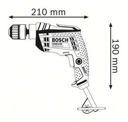BOSCH WIERTARKA SIECIOWA 350W GBM 6 RE PROFESIONAL