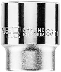 Nasadka dwunastokątna krótka ze stali CrV o rozmiarze 3/4" 36 mm Neo 08-326