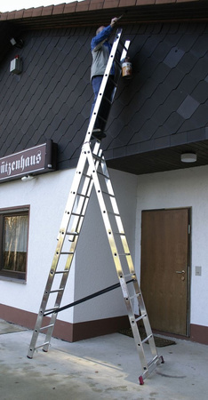 Drabina aluminiowa wielofunkcyjna 3x11 KRAUSE RP CORDA 3-elementowa 150 kg