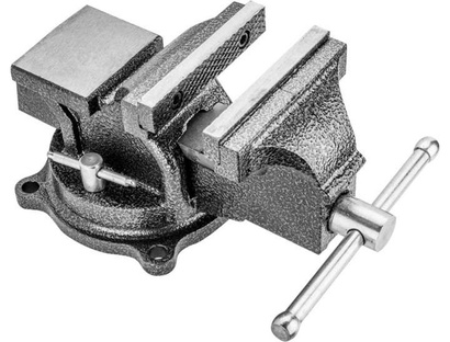 Imadło ślusarskie żeliwne obrotowe o długości szczęk 125 mm Topex 07A212