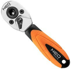 Grzechotka treszczotka do bitów i nasadek ze stali 1/4" o długości 105 mm Neo 08-501