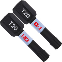 Końcówki wkrętakowe udarowe T20 x 25 mm IMPACT CONTROL Bosch 2 sztuki