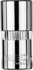 Nasadka sześciokątna krótka ze stali CrV o rozmiarze 1/4" 8 mm Neo 08-448