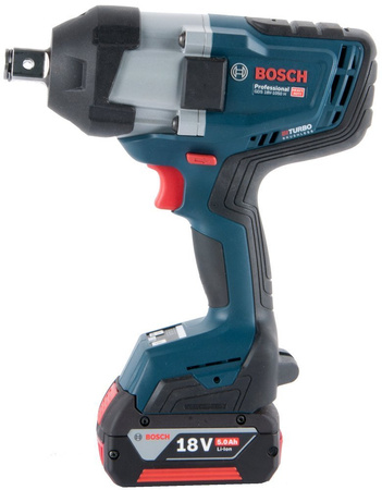 Klucz udarowy akumulatorowy Bosch Professional GDS 18V-1050 H BITURBO + akumulator 2 x 5 Ah + ładowarka + L-BOXX 136