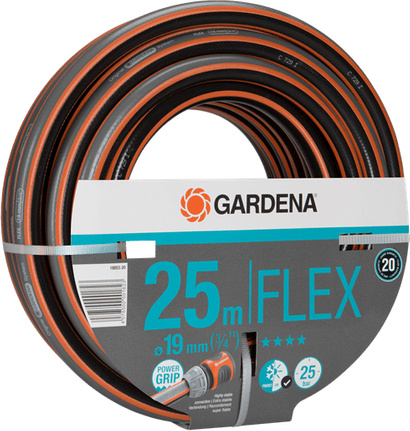 Wąż ogrodowy Gardena Comfort Flex o średnicy 19 mm 3/4 i długości 25 m 18053-20