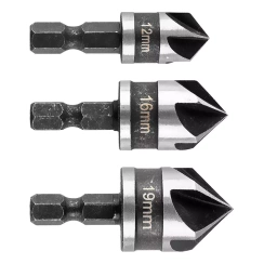 Zestaw fazowników Hex 12, 16, 19 mm Graphite