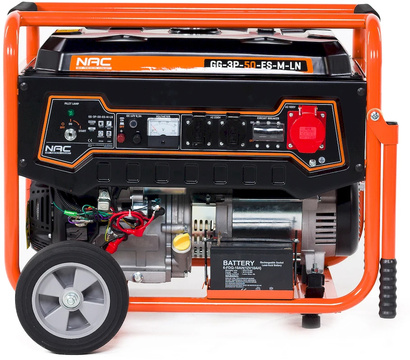 Agregat prądotwórczy NAC 5,5 kW 230V/400V GG-3P-50-ES-M-LN