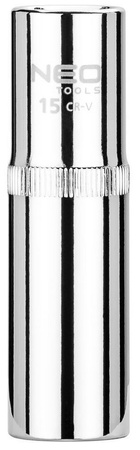 Nasadka dwunastokątna długa ze stali CrV o rozmiarze 1/2" 15 mm Neo 08-084