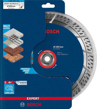Bosch tarcza diamentowa do betonu ,cegły 230mm EXPERT MultiMaterial