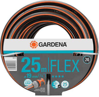 Wąż ogrodowy Gardena Comfort Flex o średnicy 19 mm 3/4 i długości 25 m 18053-20