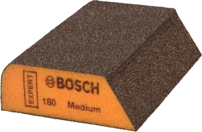 Bosch gąbka klocek ścierny ścięty gradacja 180 pomarańczowa EXPERT 2608621921