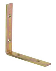Łącznik budowlany kątowy wąski meblowy KW6 o wymiarach 125 x 125 x 20 mm